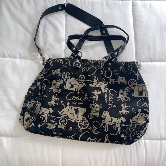 Coach Ashley Horse & Carriage Anniversary satchel bag good condition - Picture 4 of 10